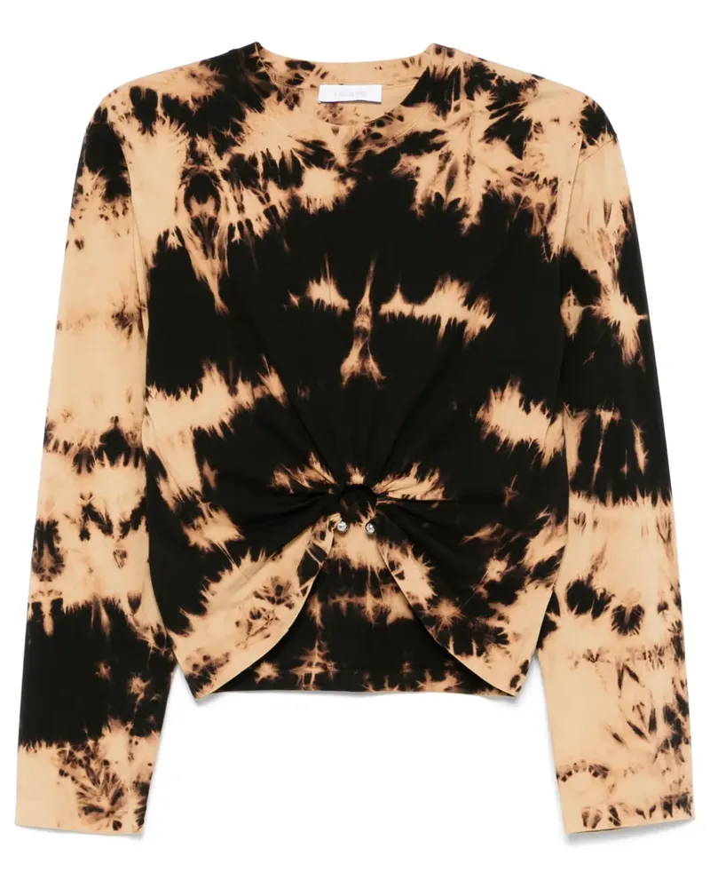 Paco Rabanne T-Shirt mit abstraktem Print - Schwarz Schwarz