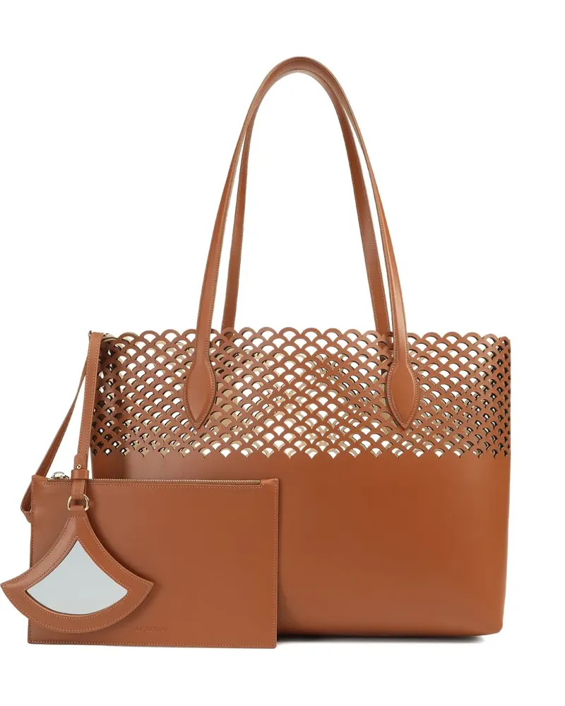 Sergio Rossi Mermaid Tote Bag mit Cut-Out - Orange Orange