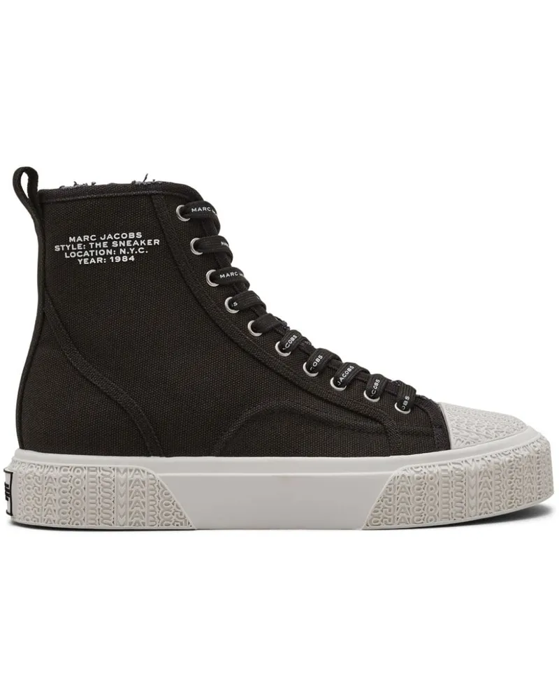 Marc Jacobs High-Top-Sneakers aus Canvas - Schwarz Schwarz