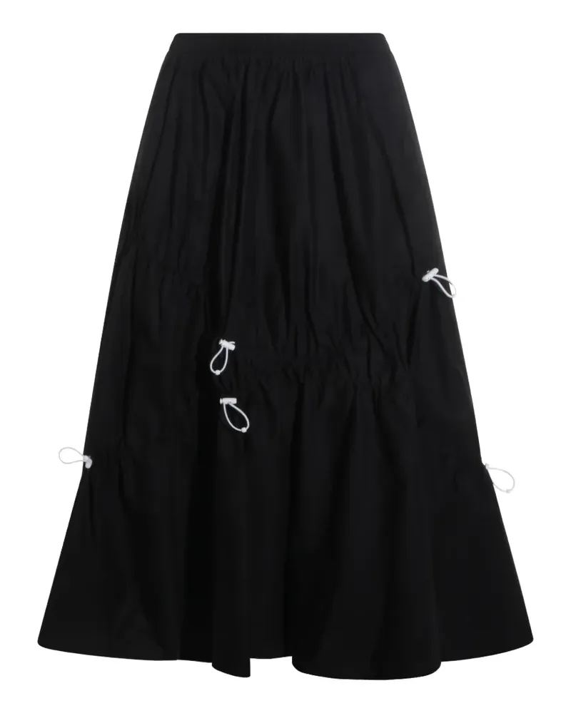Moschino drawstring midi skirt - Schwarz Schwarz
