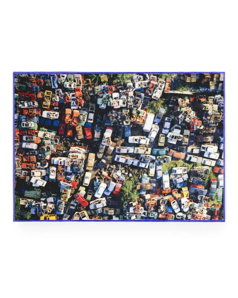 Seletti x ©GG Sfasciacarrozze limited-edition rug - Grau Grau
