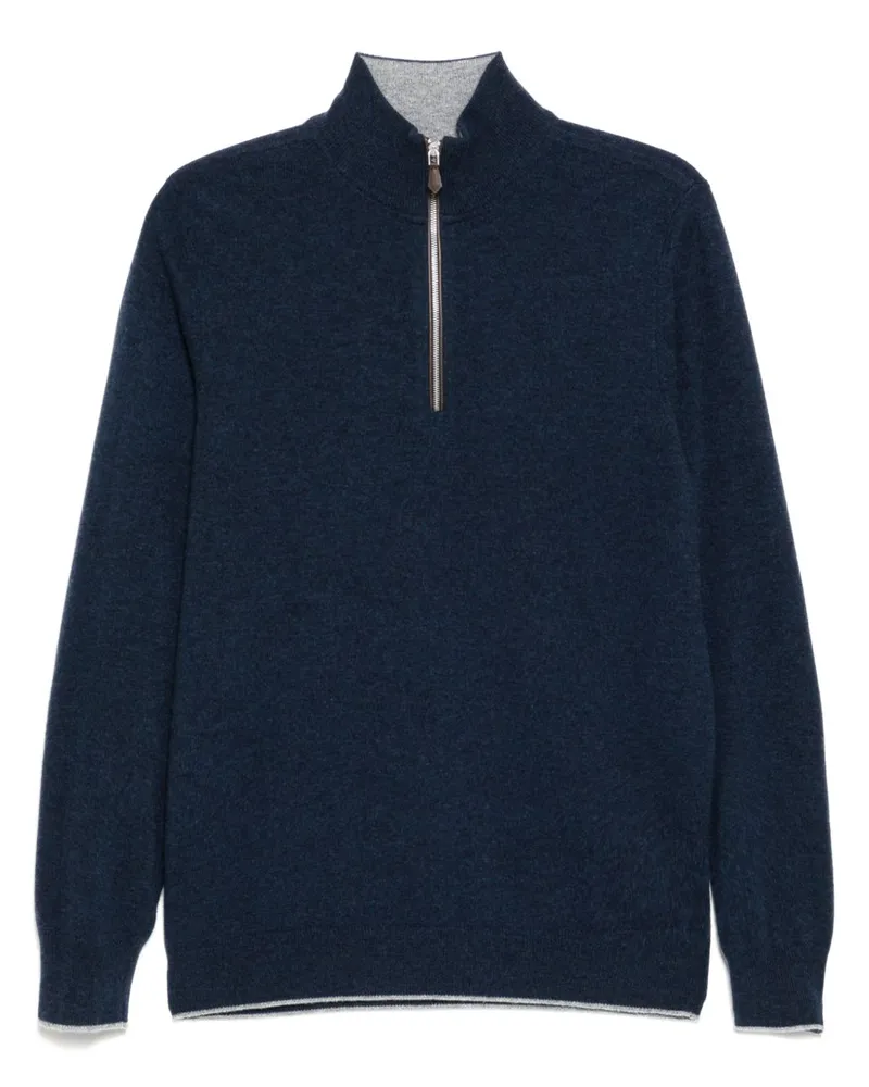 N.Peal Carnaby Pullover - Blau Blau