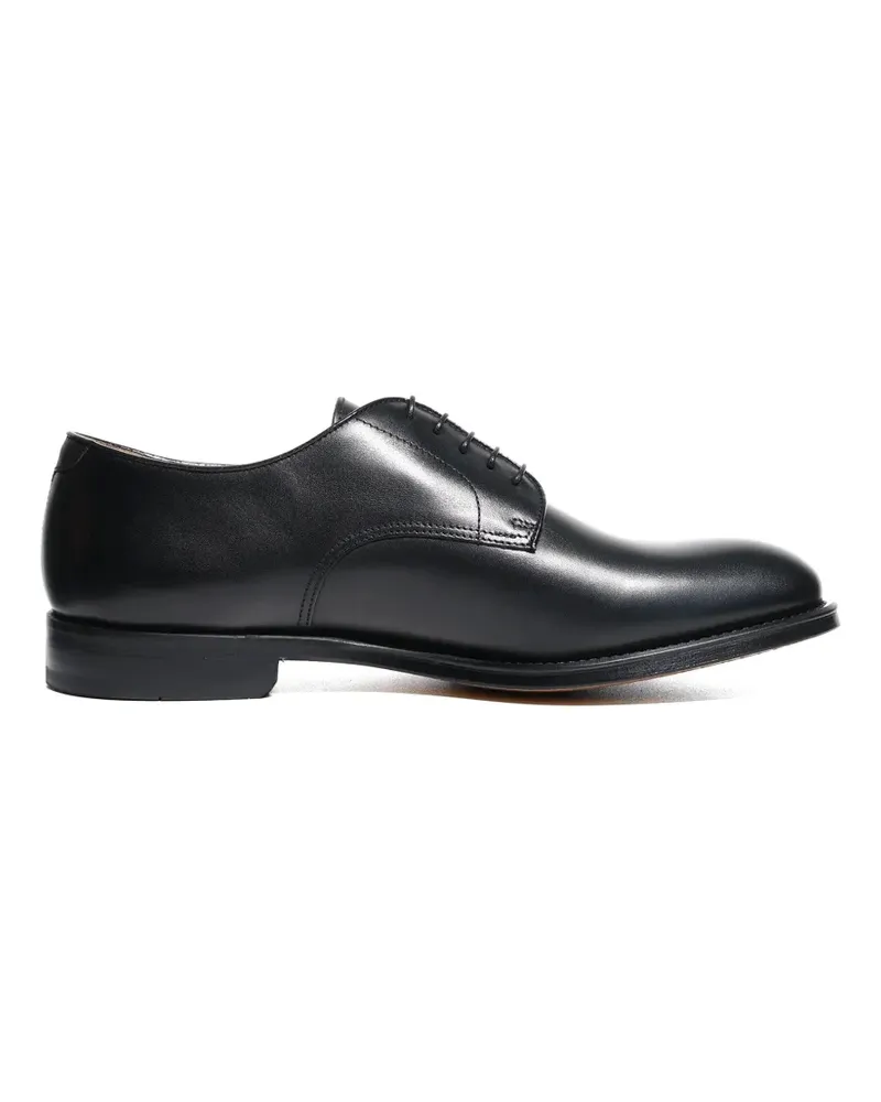 Doucal´s lace-up leather derby shoes - Schwarz Schwarz