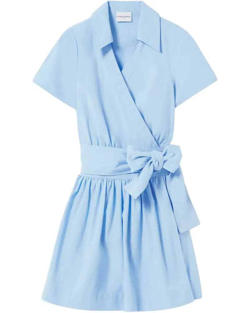 Claudie Pierlot Kleid mit kurzen Ärmeln - Blau Blau
