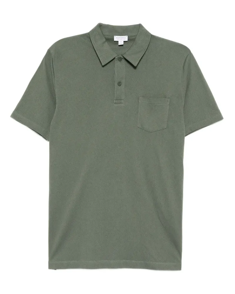 Sunspel Riviera Poloshirt - Grün Grün