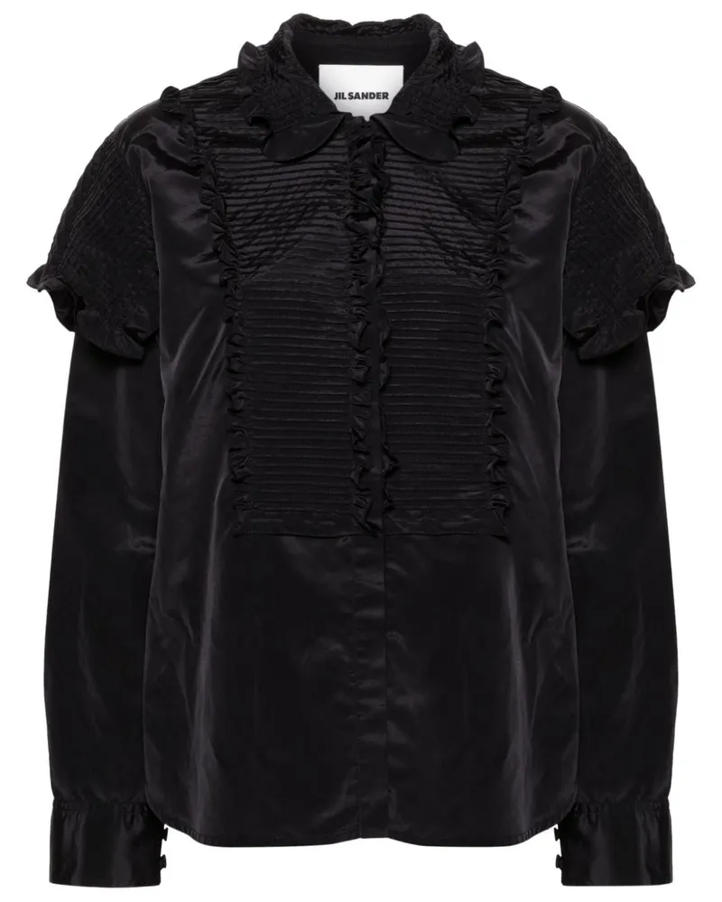 Jil Sander Bluse mit Knöpfen - Schwarz Schwarz