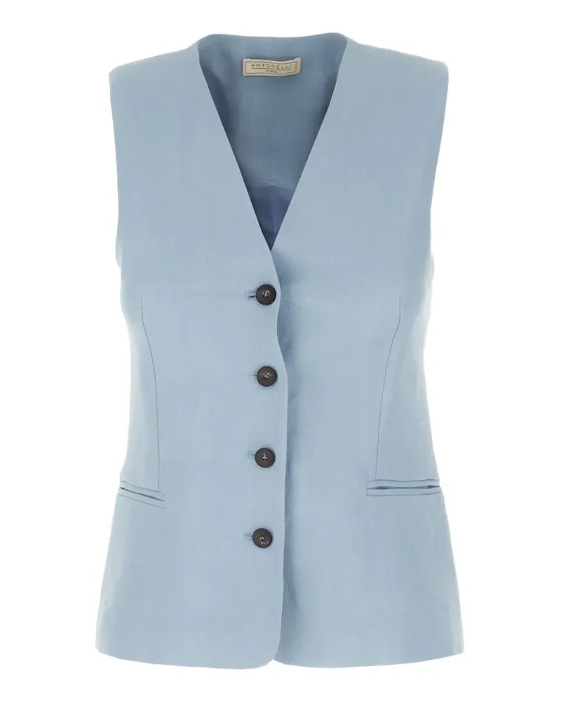 Antonelli Firenze buttoned vest - Blau Blau