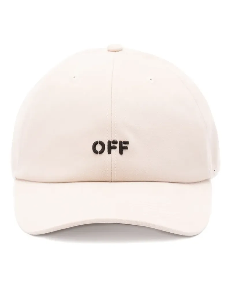 OFF-WHITE Baseballkappe mit Off-Logo - Nude Nude