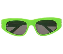 Dynasty Sonnenbrille mit D-Gestell - Grün