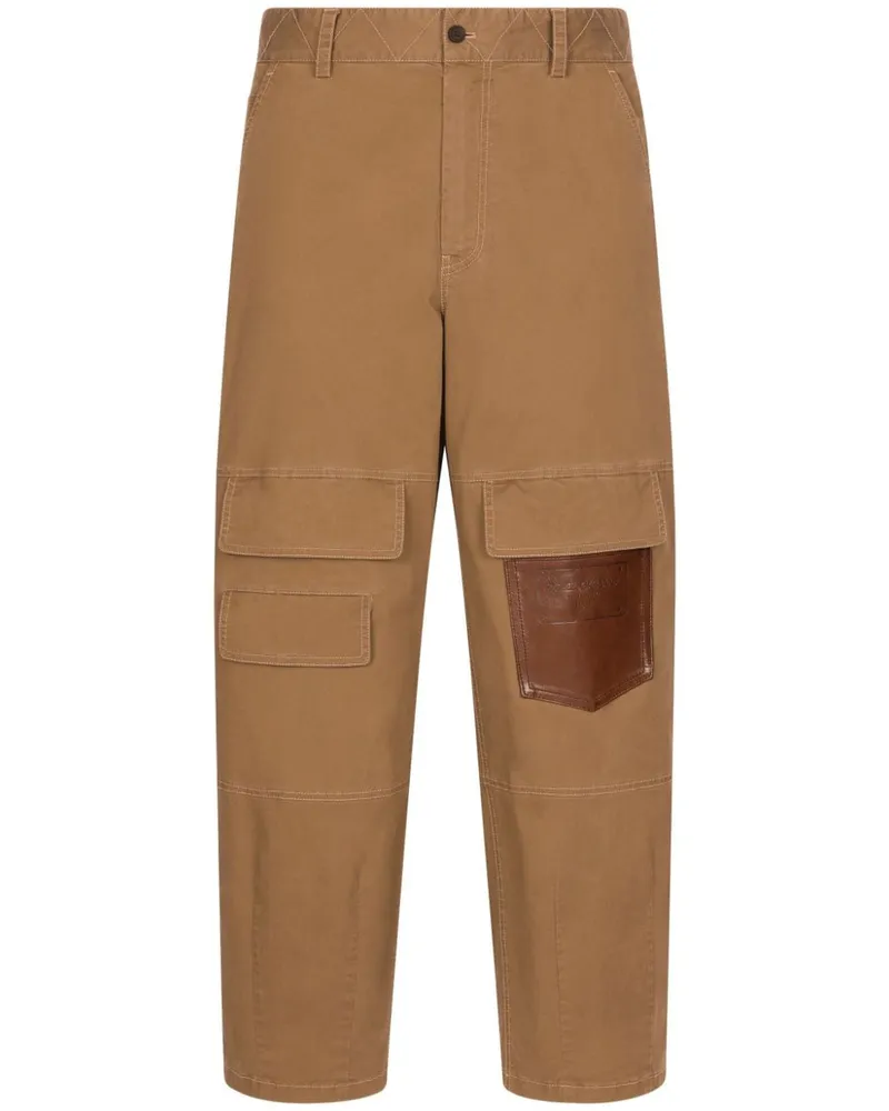 Dolce & Gabbana Cargohose aus Baumwollgemisch - Braun Braun