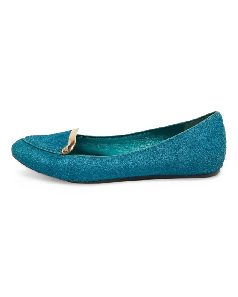 Tory Burch Ballerinas aus Kalbshaar - Blau Blau