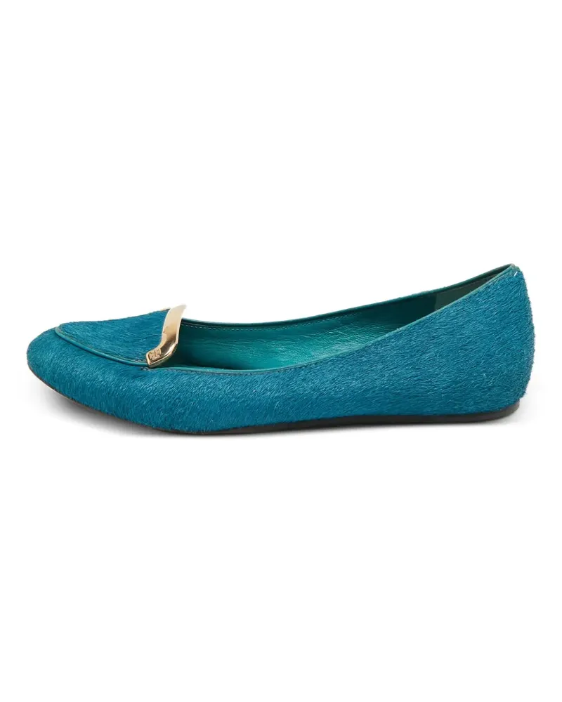 Tory Burch Ballerinas aus Kalbshaar - Blau Blau