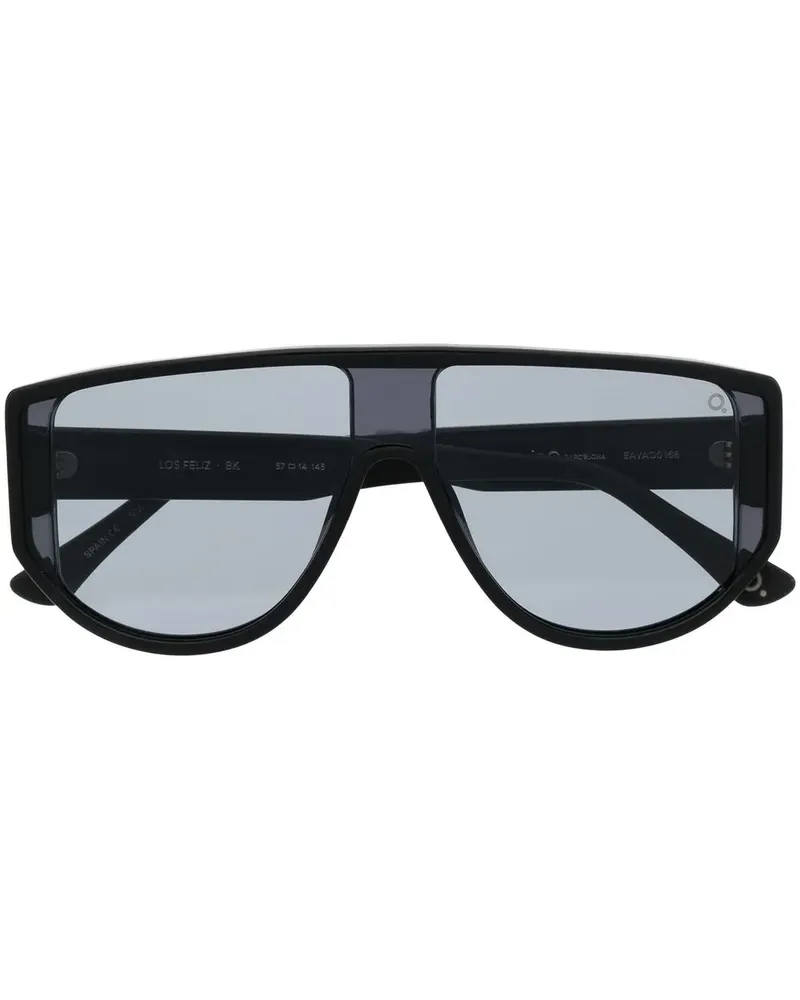 Etnia Barcelona Los Feliz Sonnenbrille im Oversized-Look - Schwarz Schwarz