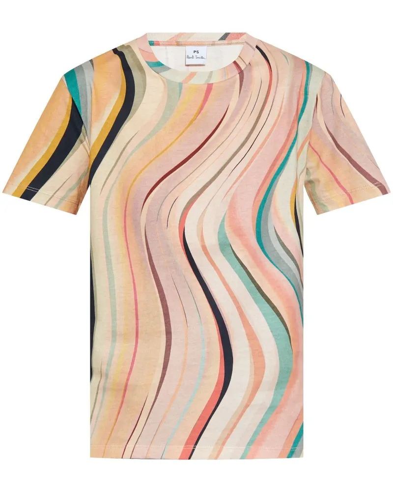 Paul Smith Swirl T-Shirt - Rosa Rosa