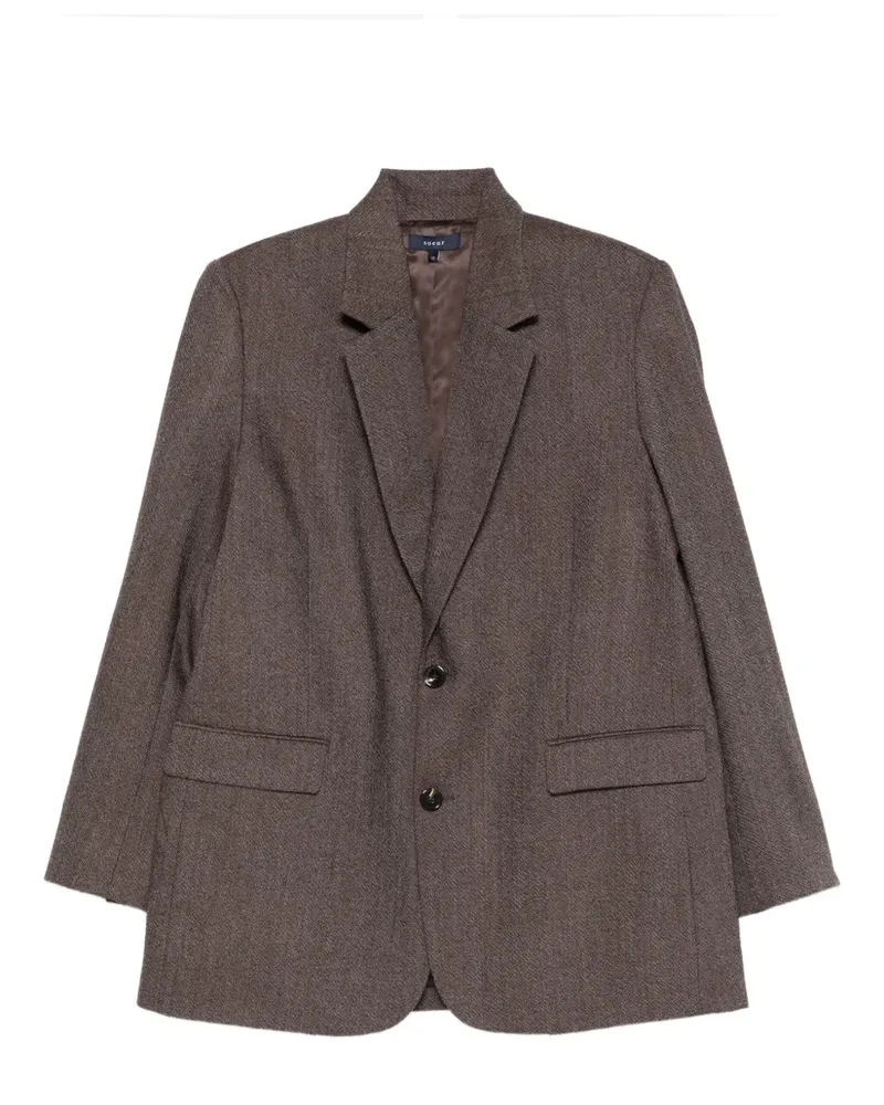 Soeur Dune Jacke mit Knöpfen - Braun Braun