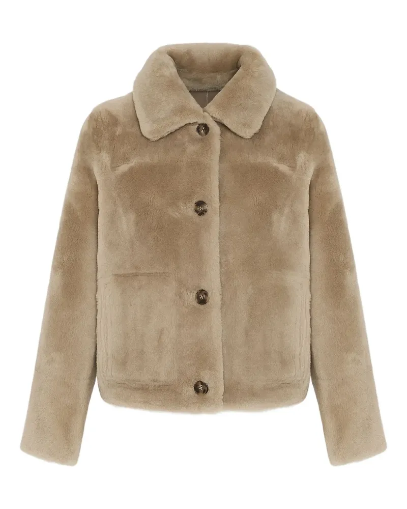 Yves Salomon Wendbare Jacke - Braun Braun