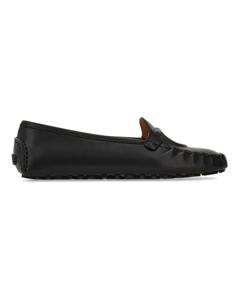 Ferragamo Loafer mit Gancini-Detail - Schwarz Schwarz