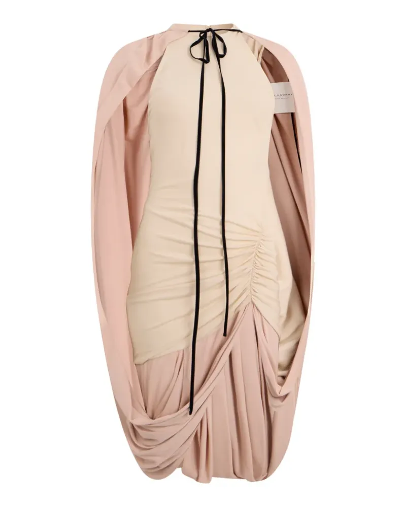 Philosophy Di Lorenzo Serafini Gerafftes Maxikleid - Rosa Rosa