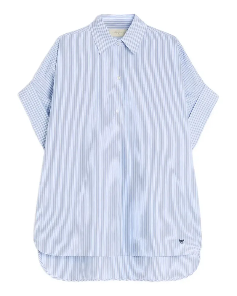 Max Mara Gestreiftes Hemd - Blau Blau