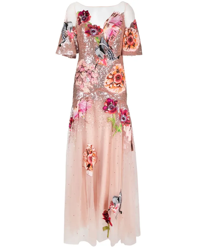 Temperley London Petal Kleid - Rosa Rosa