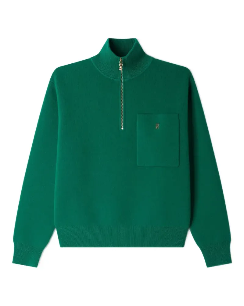 Sandro Sweatshirt mit Brusttasche - Grün Grün