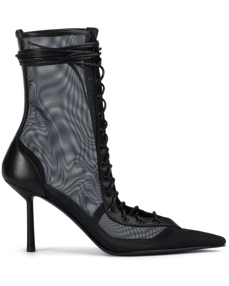 Le Silla Colette Stiefel 80mm - Schwarz Schwarz
