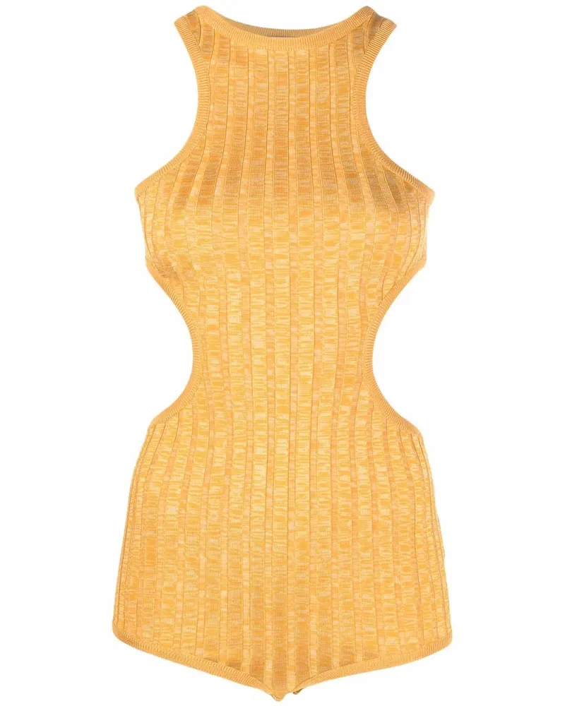 Emilio Pucci Body aus Seide - Orange Orange