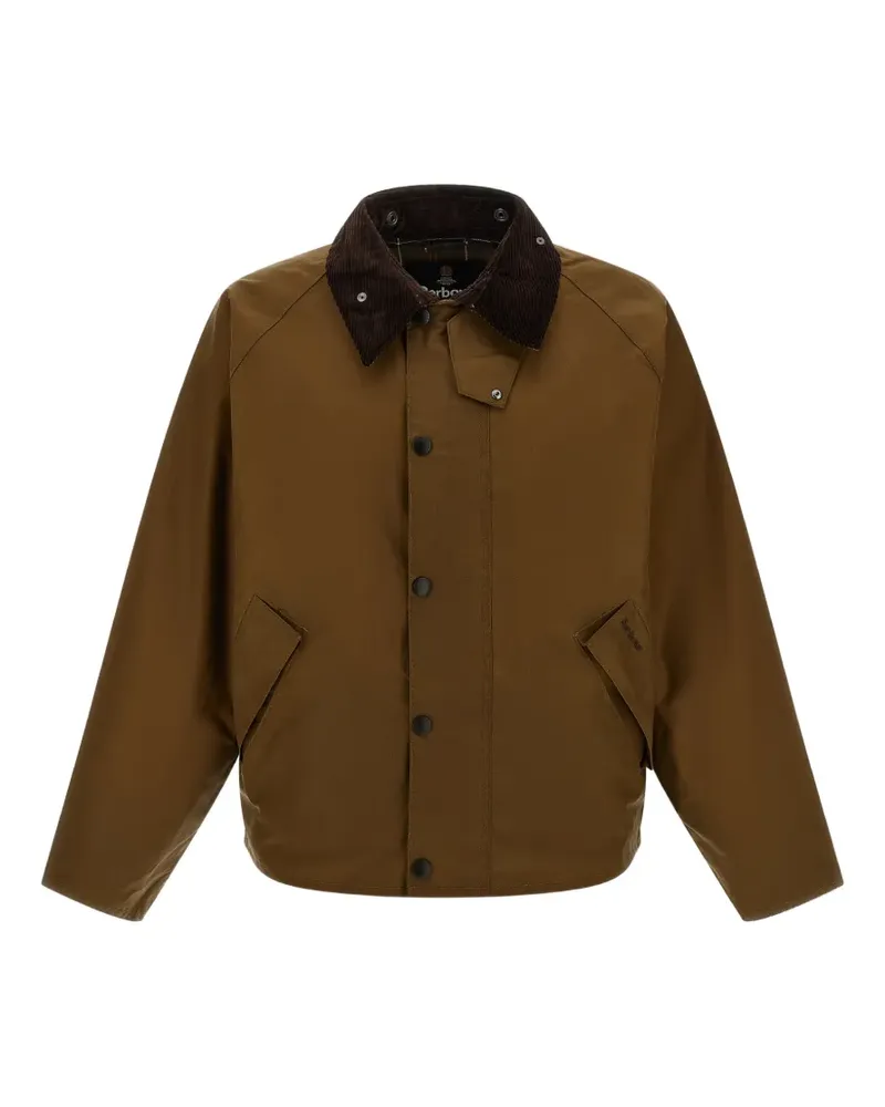 Barbour Gewachste Transport Jacke - Braun Braun