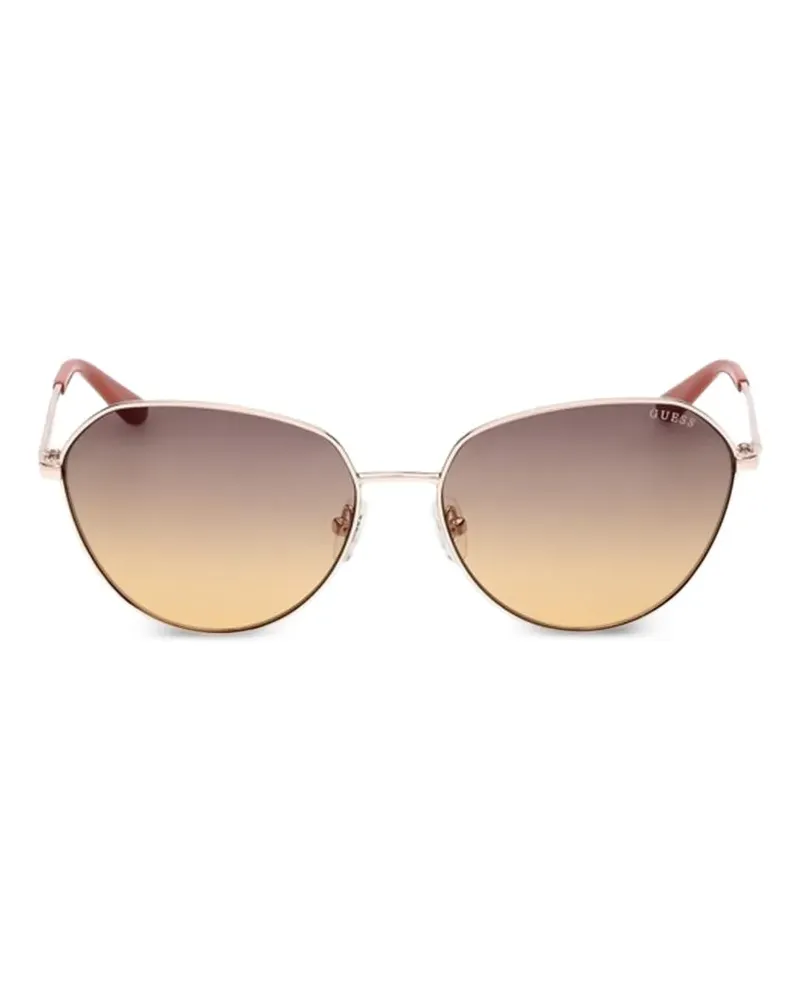 Guess round-frame sunglasses - Gold Gold