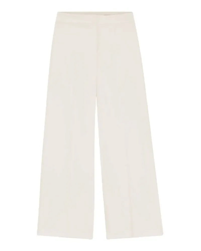 HUGO BOSS pressed-crease palazzo pants - Weiß Weiß