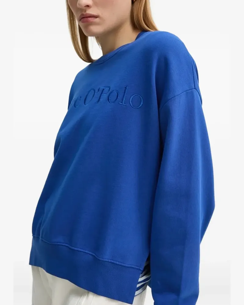Marc O'Polo Sweatshirt mit Stickerei - Blau Blau