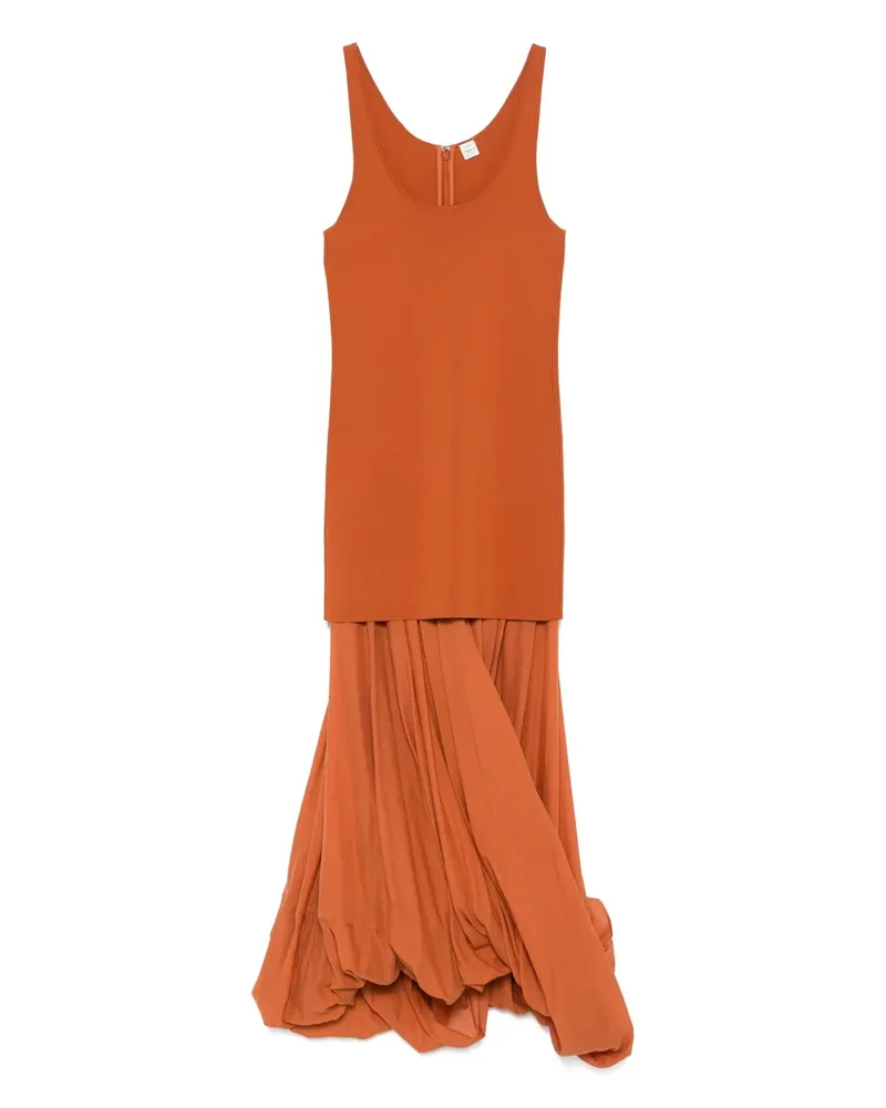 Totême Trägerkleid im Cocoon-Design - Orange Orange