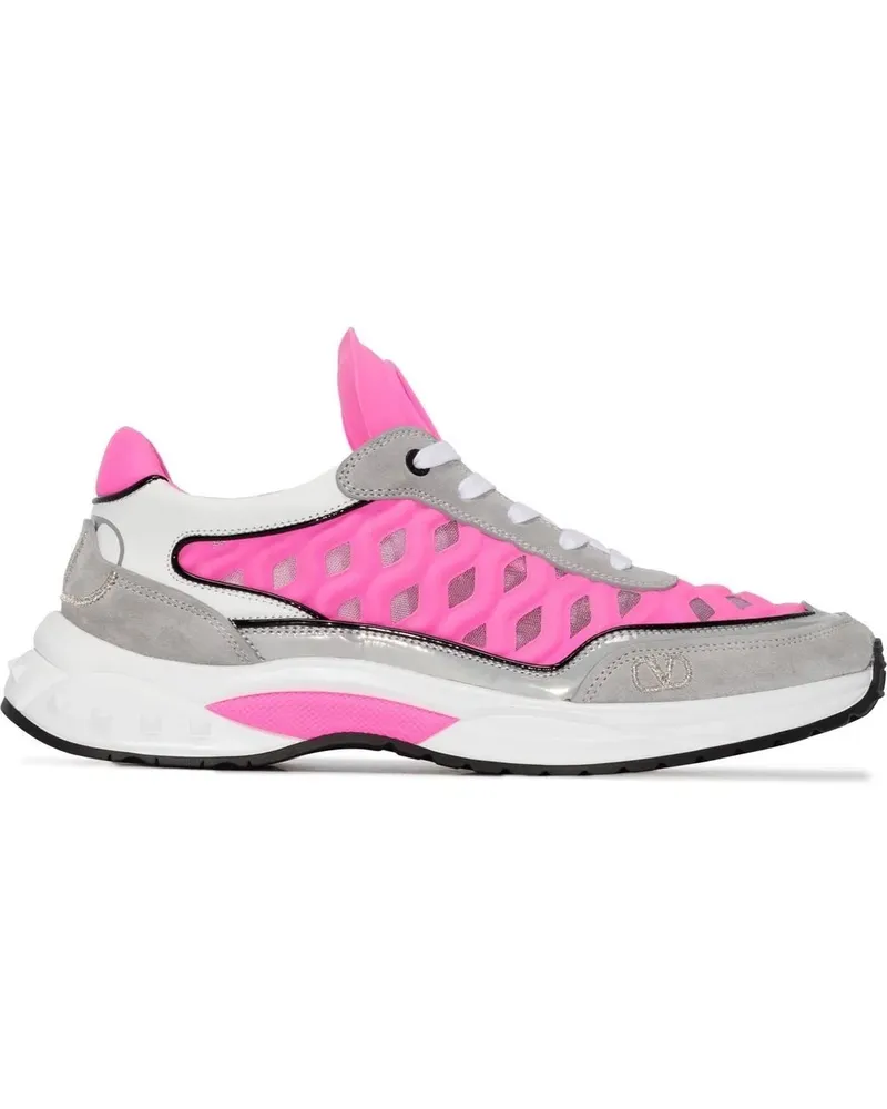 Valentino Garavani Ready Go Runner Low-Top Sneaker - Rosa Rosa