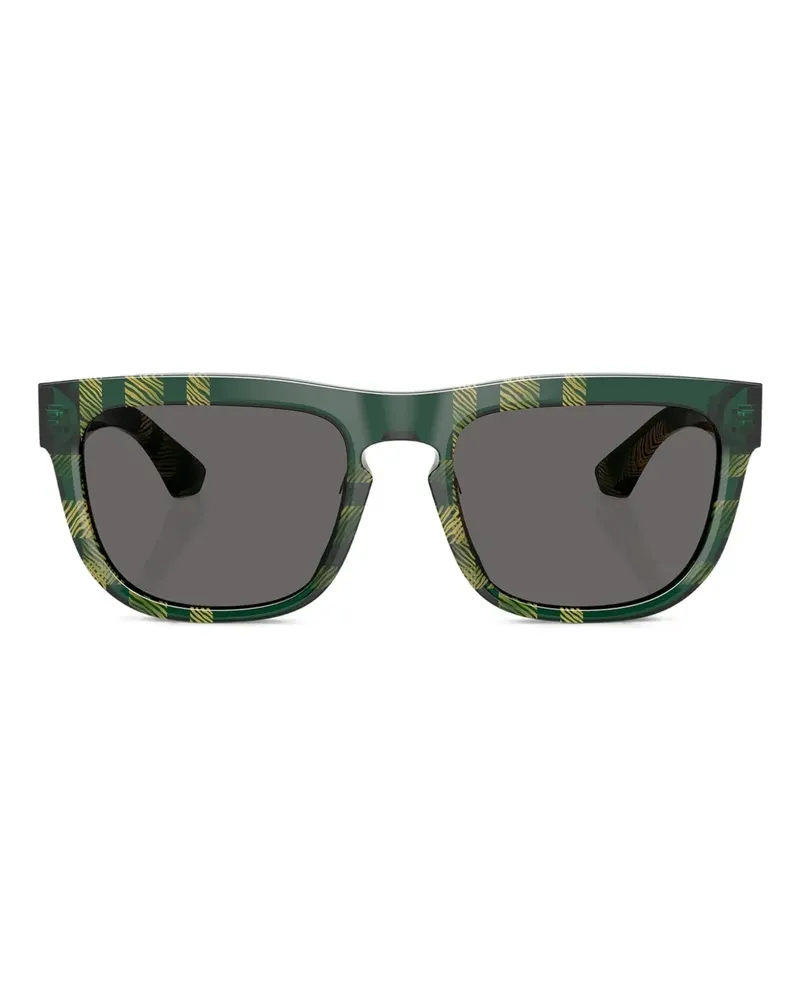 Burberry Sonnenbrille mit eckigem Gestell - Grün Grün