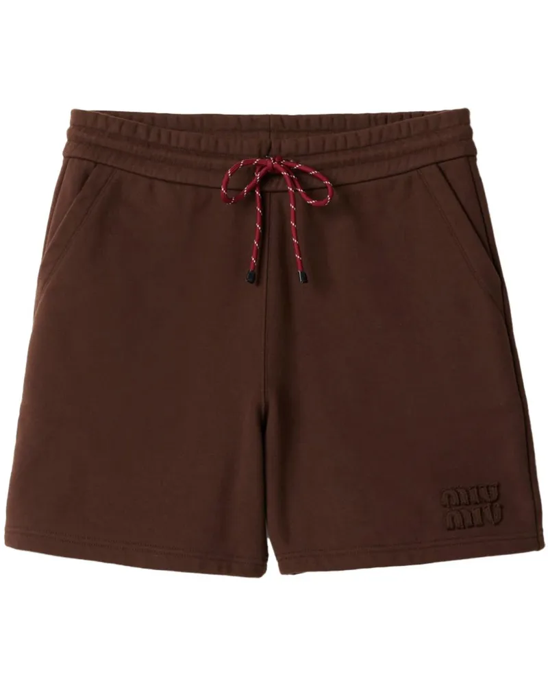 Miu Miu Klassische Shorts - Braun Braun