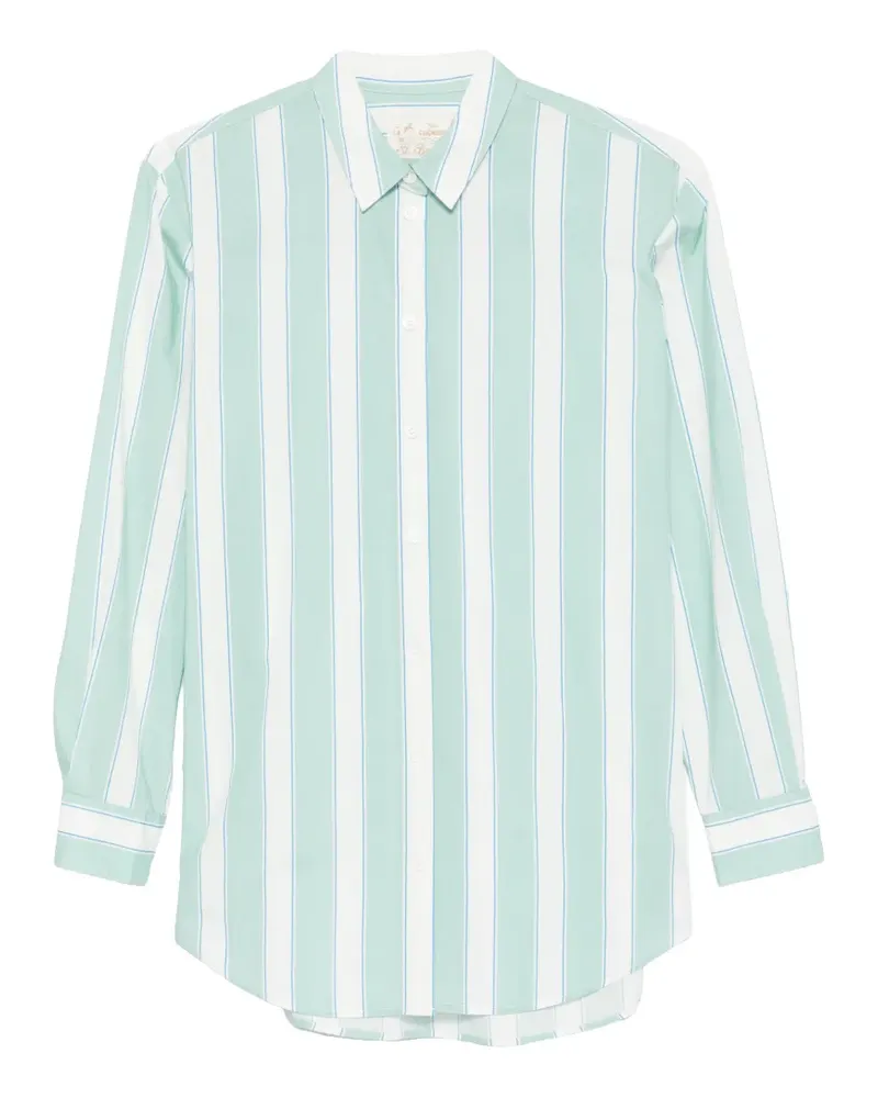 MC2 Saint Barth Brigitte striped shirt - Grün Grün