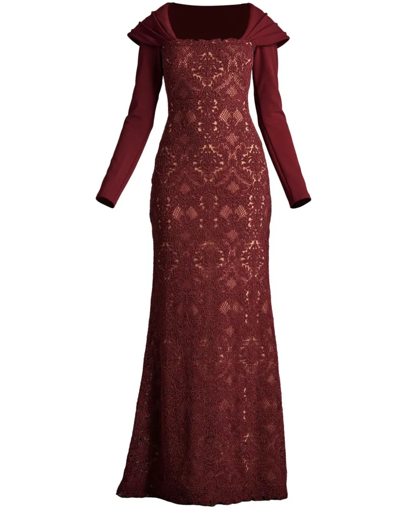 Tadashi Shoji Besticktes Kleid - Rot Rot