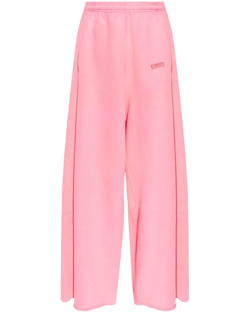 VETEMENTS Jogginghose mit weitem Bein Rosa