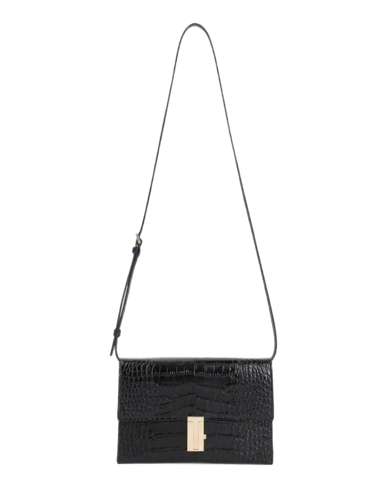 Tom Ford Mini Tasche mit Kroko-Effekt - Schwarz Schwarz