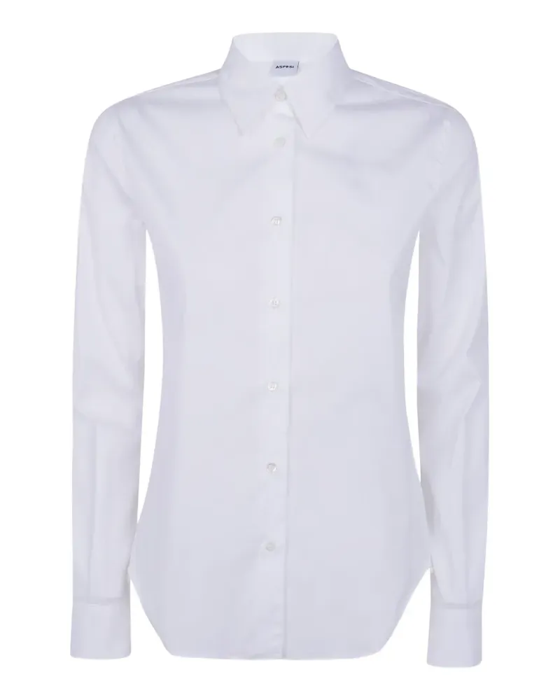 ASPESI long-sleeve button-down shirt - Weiß Weiß
