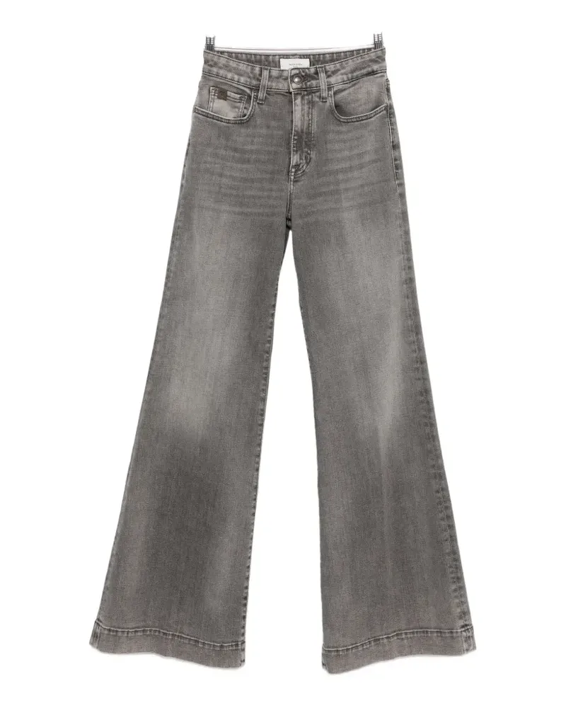 Jacob Cohën Ausgeblichene Wide-Leg-Jeans - Grau Grau