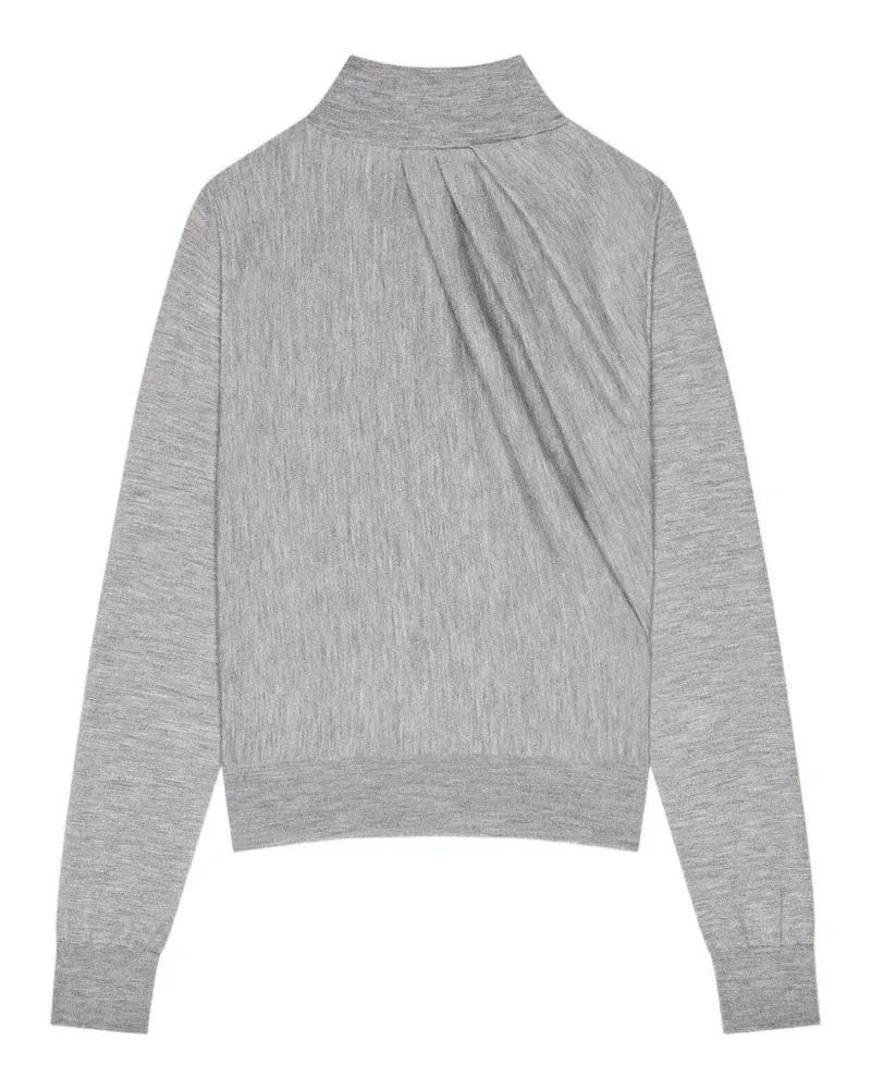 Givenchy Drapierter Pullover - Grau Grau