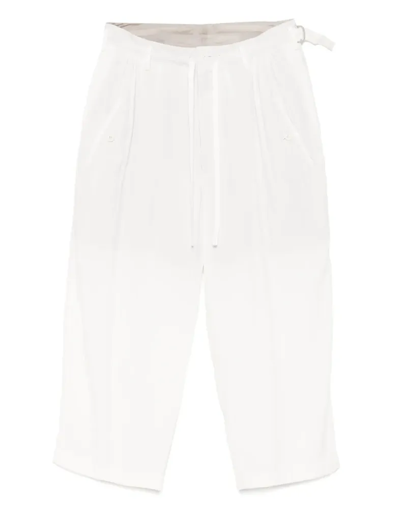 Yohji Yamamoto Ette Hose - Weiß Weiß