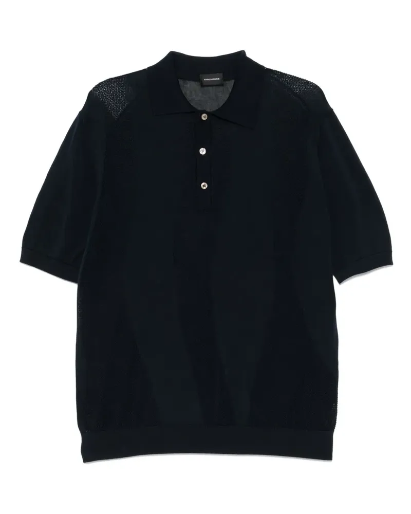 Tagliatore Klassisches Poloshirt - Blau Blau