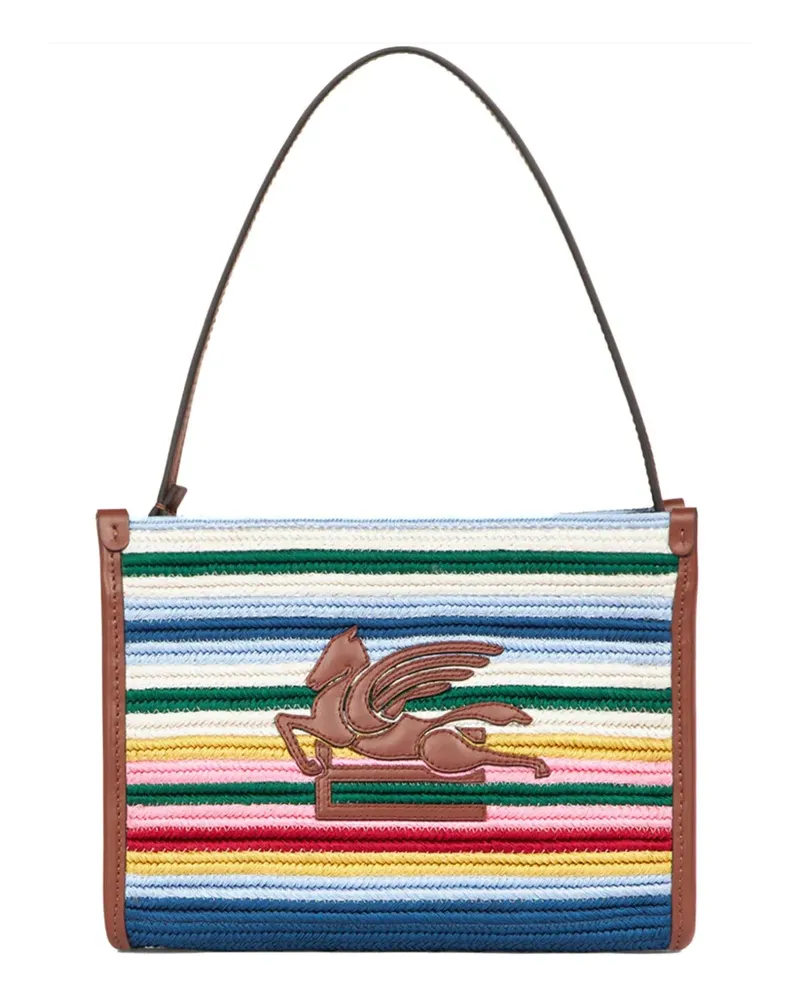 Etro Gestreifte Clutch - Blau Blau