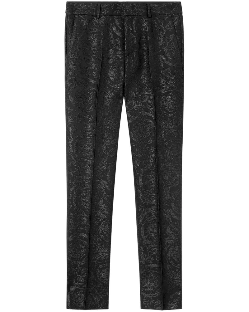 Versace Klassische Hose - Schwarz Schwarz