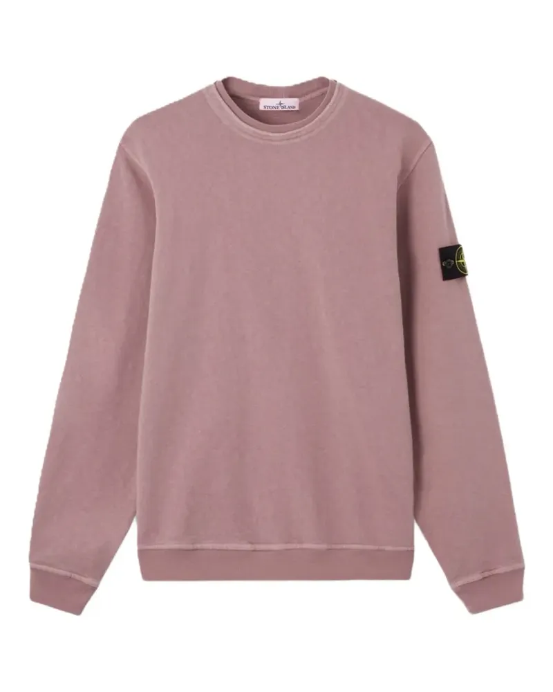 Stone Island logo patch sweatshirt - Violett Violett