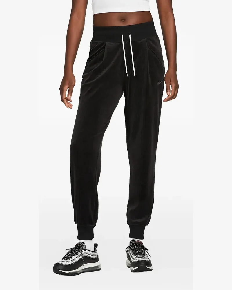 Nike velour track pants - Schwarz Schwarz