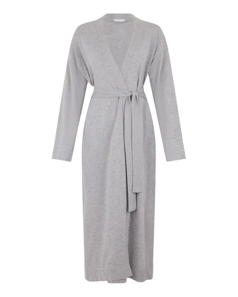 Fabiana Filippi belted robe - Grau Grau