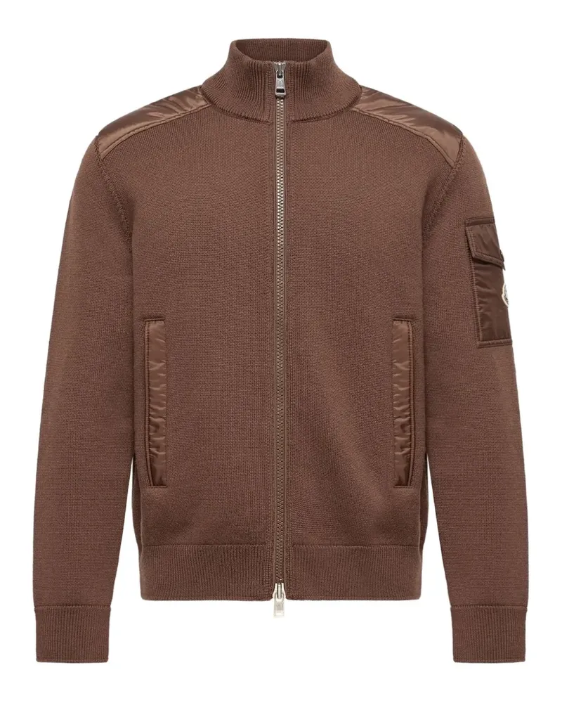 Moncler Cardigan mit Reißverschluss - Braun Braun